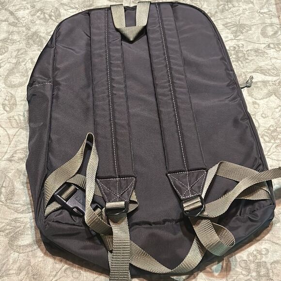L.L. Bean Black/Silver Back Pack - Picture 3 of 7